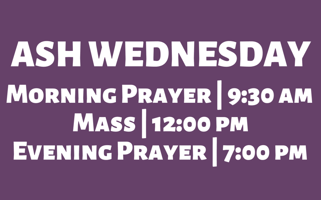 Ash Wednesday 2022
