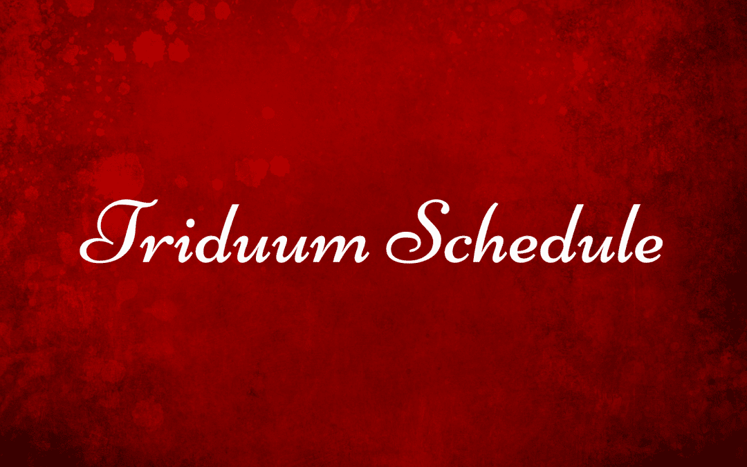 Triduum 2022