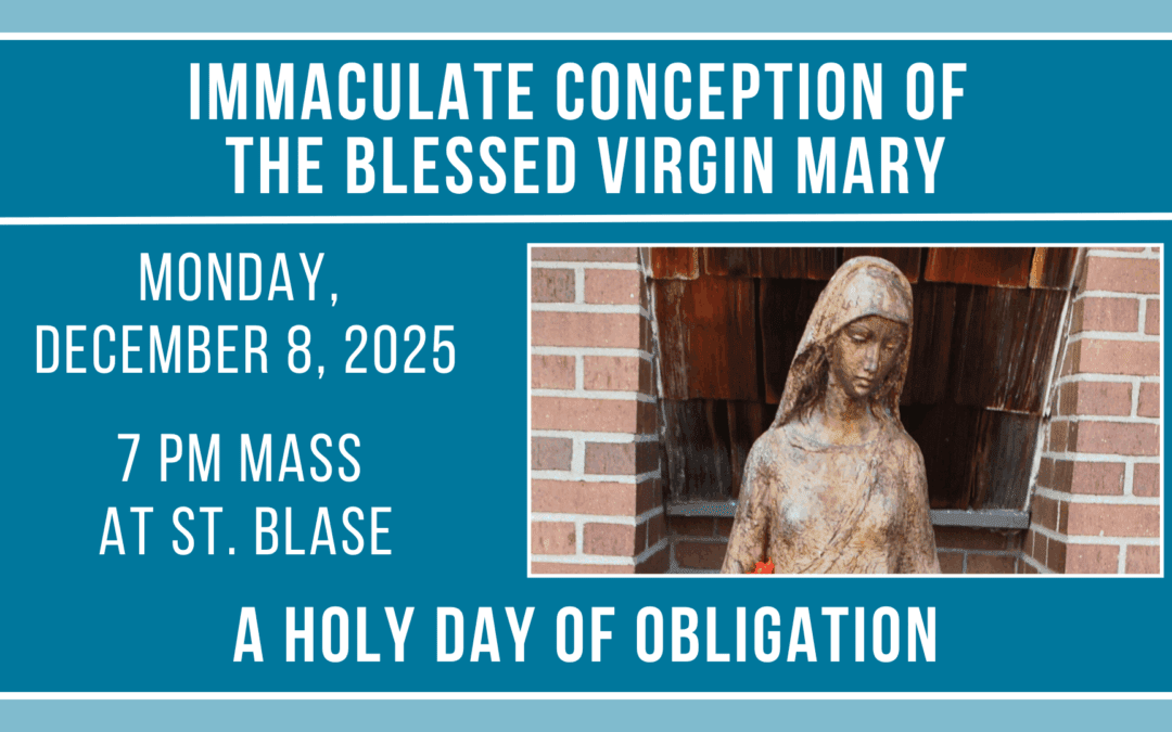 The Solemnity of the Immaculate Conception of Mary