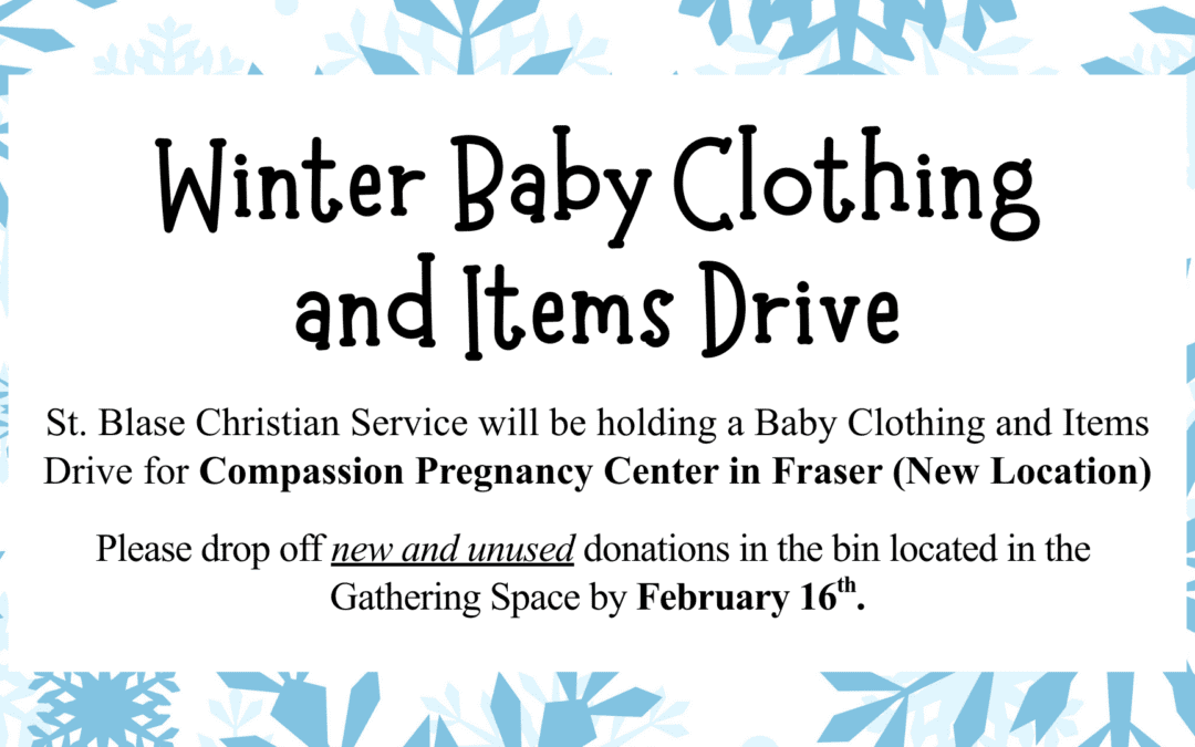 Baby Items Drive