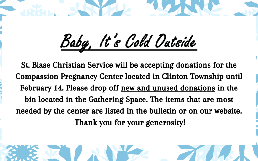 Baby Items Drive