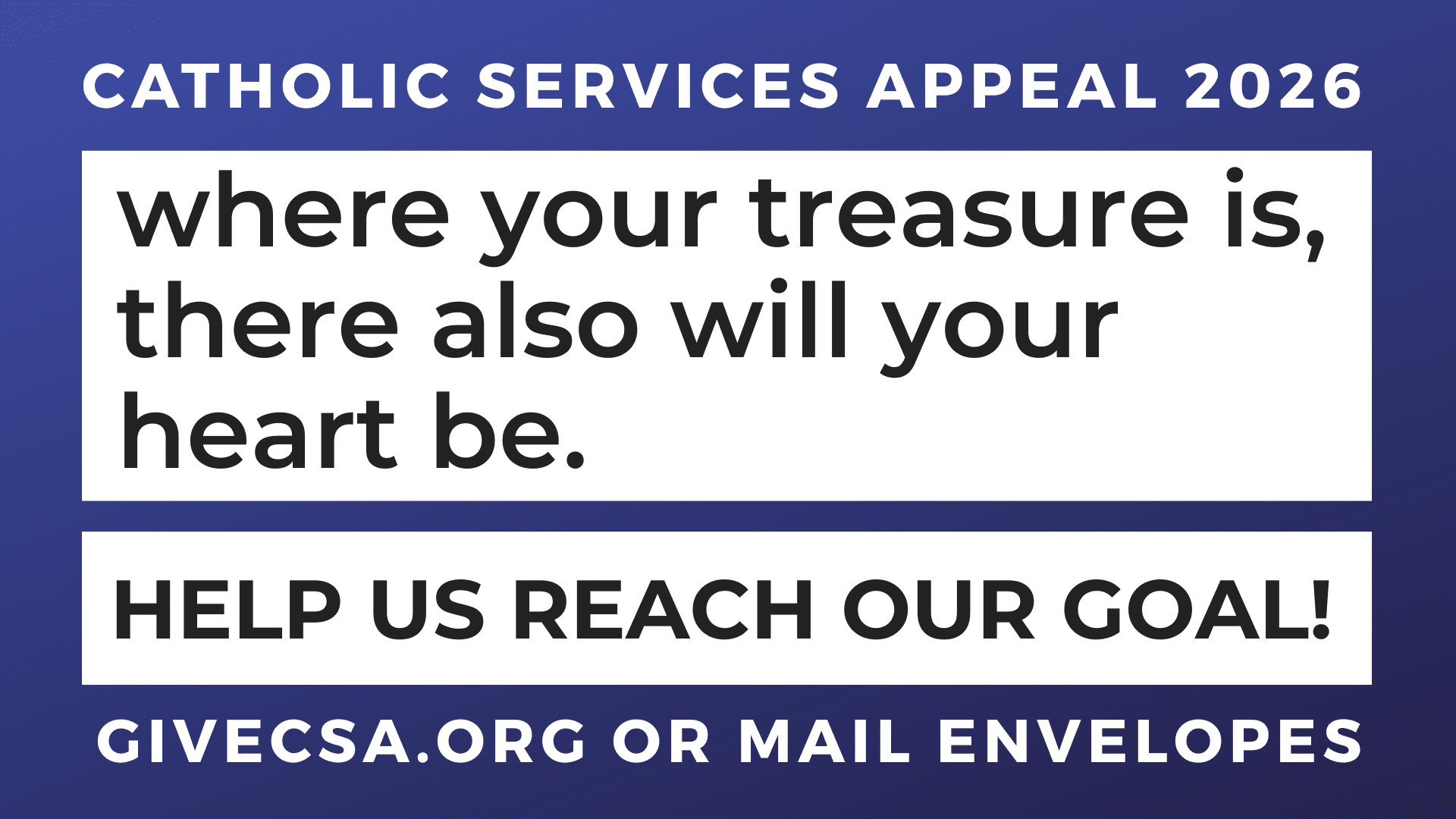 Catholic Services Appeal