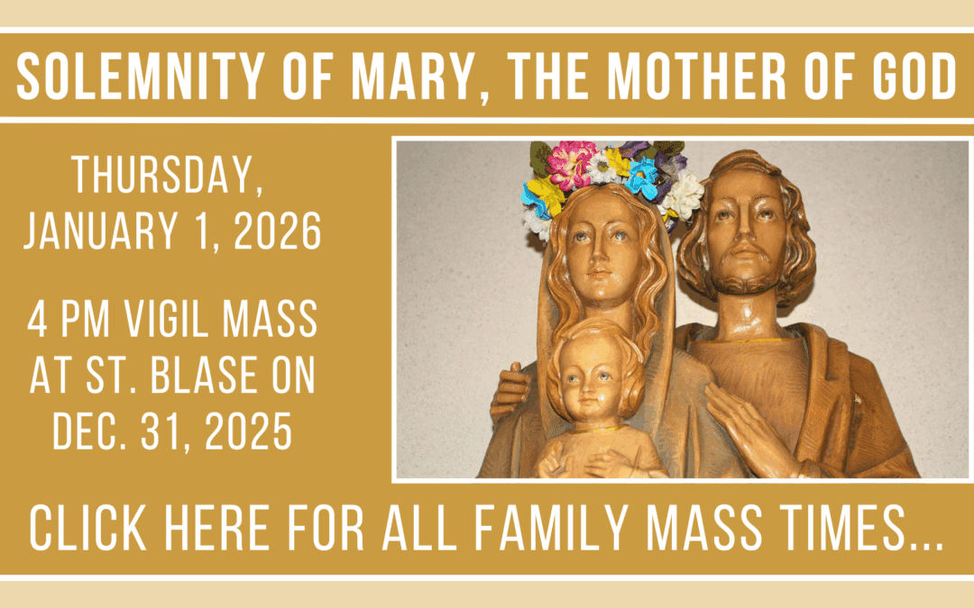 The Solemnity of Mary, the Mother of God