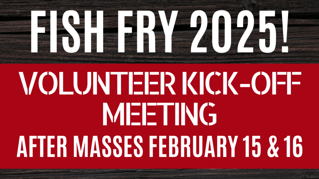 Fish Fry Volunteer Kick-off Meeting