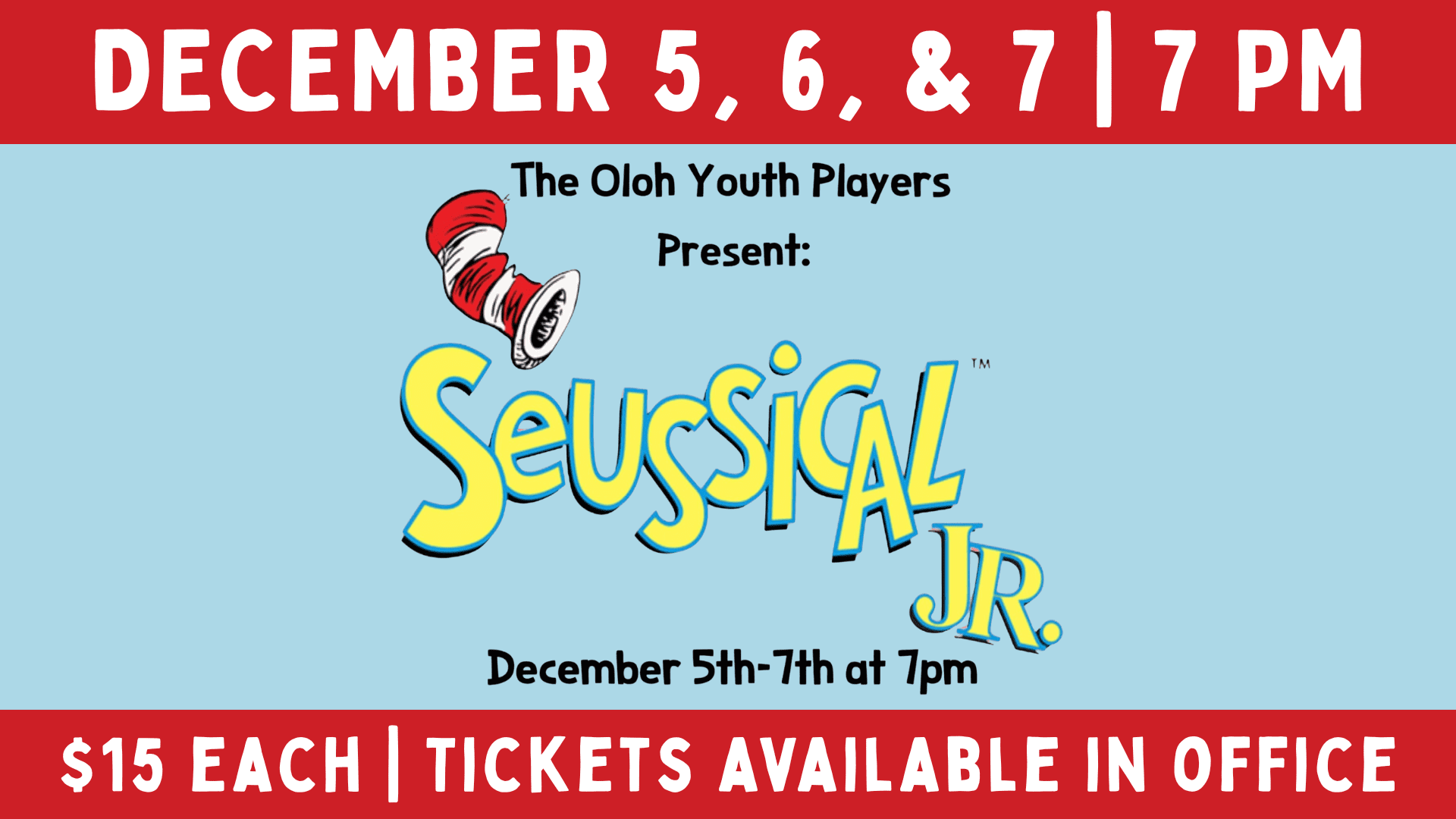 OLOH Youth Players Present Seussical Jr.