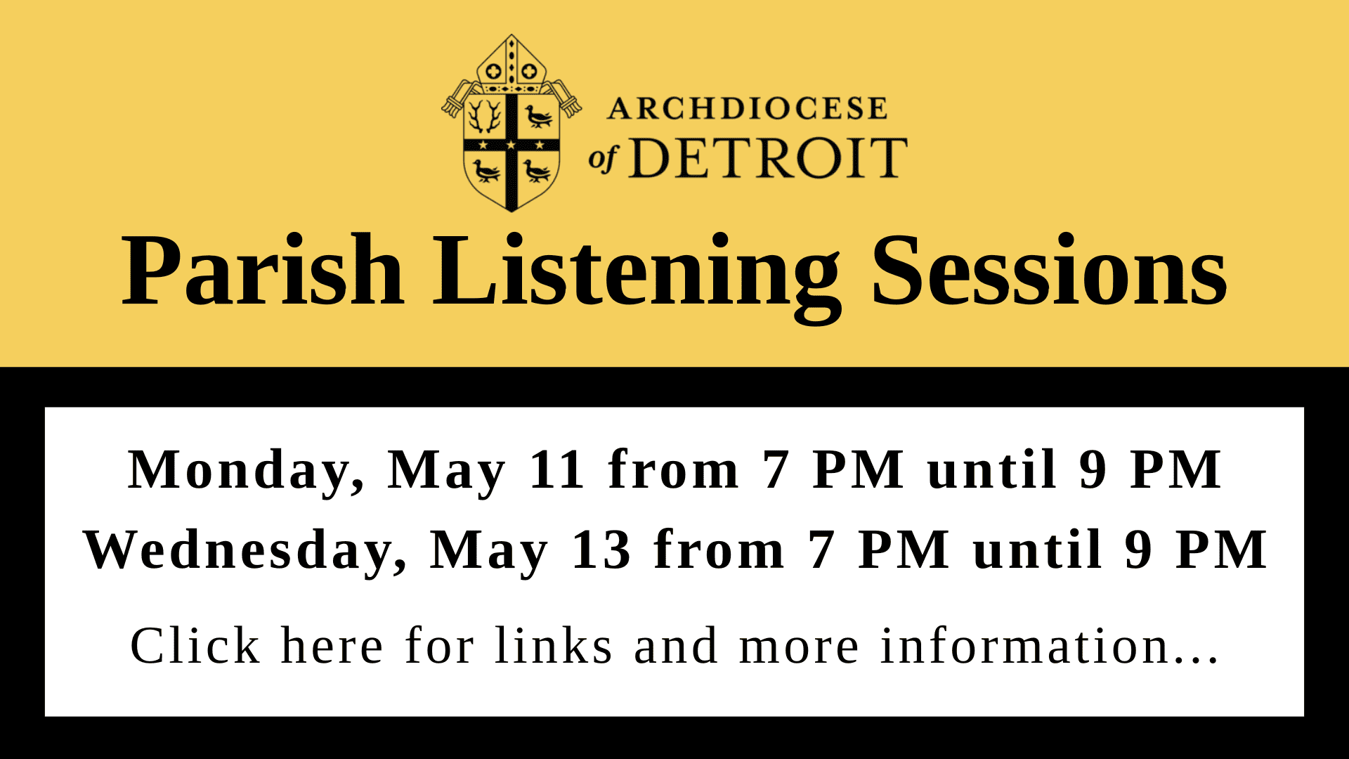 Parish Listening Sessions